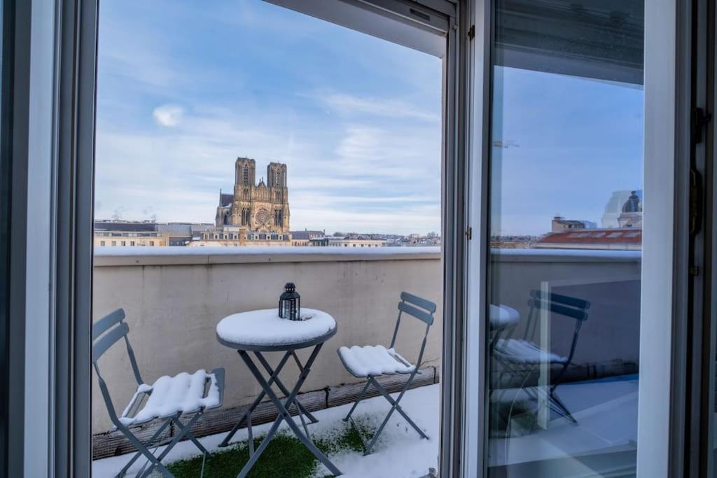 Le Clovis - Cathedrale Lägenhet Reims Exteriör bild